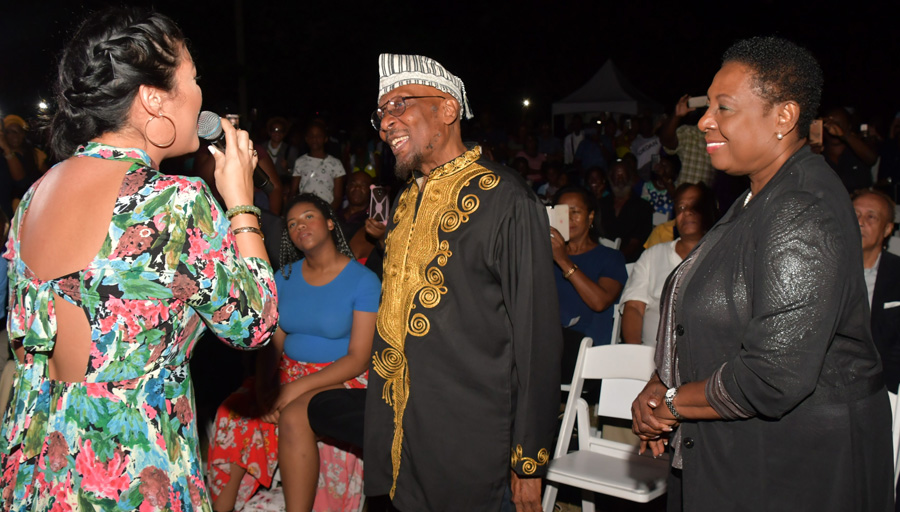 Tessanne Chin sings for Jimmy Cliff