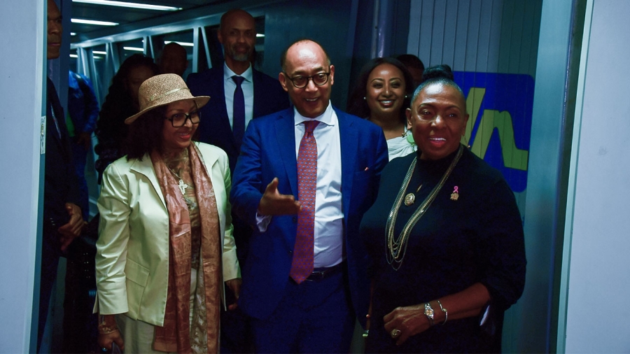 Prince Ermias arrives for Jamaica 60 Heritage Week celebrations