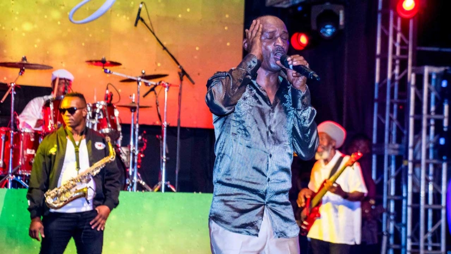 The headliner in performance at &#039;Sanchez Live: One in a Million You&#039;, a Reggae Month concert on Thursday, 2 February 2023 at Ranny Williams Entertainment Centre.