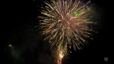 Fireworks for Jamaica 58 Independence celebration