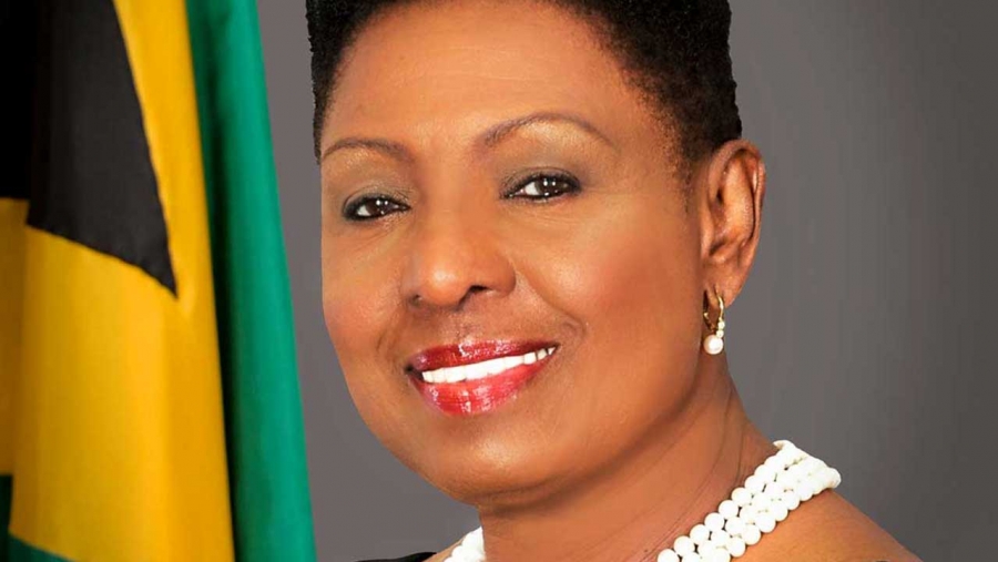 The Minister of Culture, Gender, Entertainment and Sport, the Honourable Olivia Grange, CD, MP