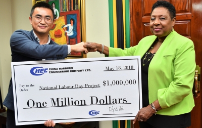 China Harbour gives $1 million to Labour Day programme