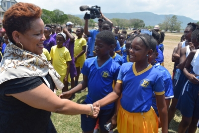 Minister Grange Lauds the Jamaica Amateur Softball Association