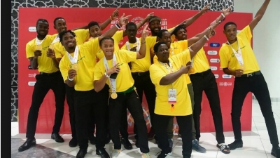 Members of Jamaica&#039;s team to the Special Olympics in Abu Dhabi
