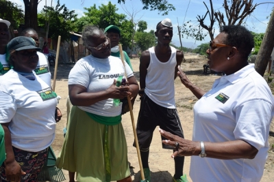 Minister Grange Encourages Clean-up after Labour Day