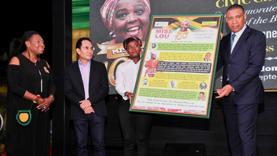 Prime minister, Jamaicans, pay tribute to 'mother of culture' Miss Lou